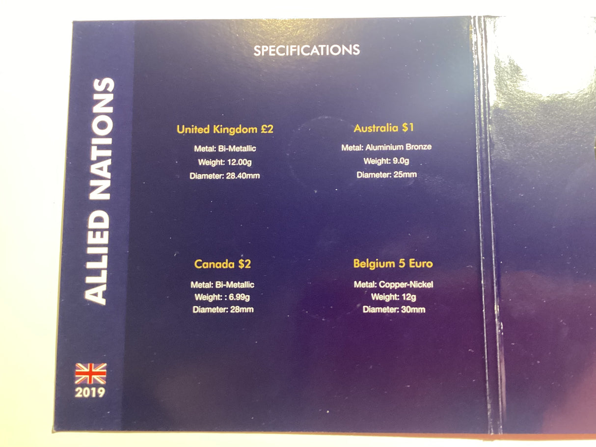 2019 75th Anniversary of D-Day Commemorative Coin Pack.