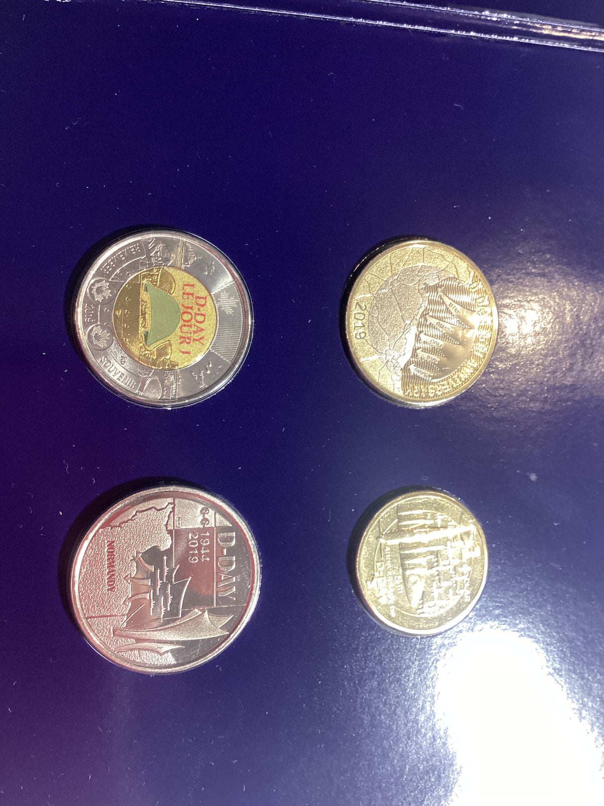 2019 75th Anniversary of D-Day Commemorative Coin Pack.