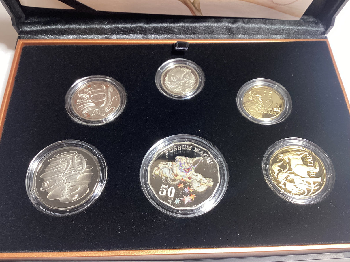2020 Possum Magic Baby Proof Set Six Coin Set.