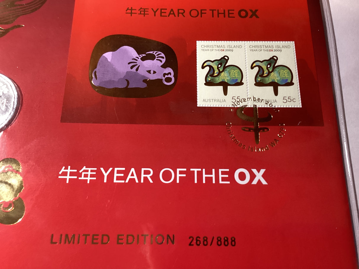 2021 Year of the Ox 50c Impression PNC release. 888 made.