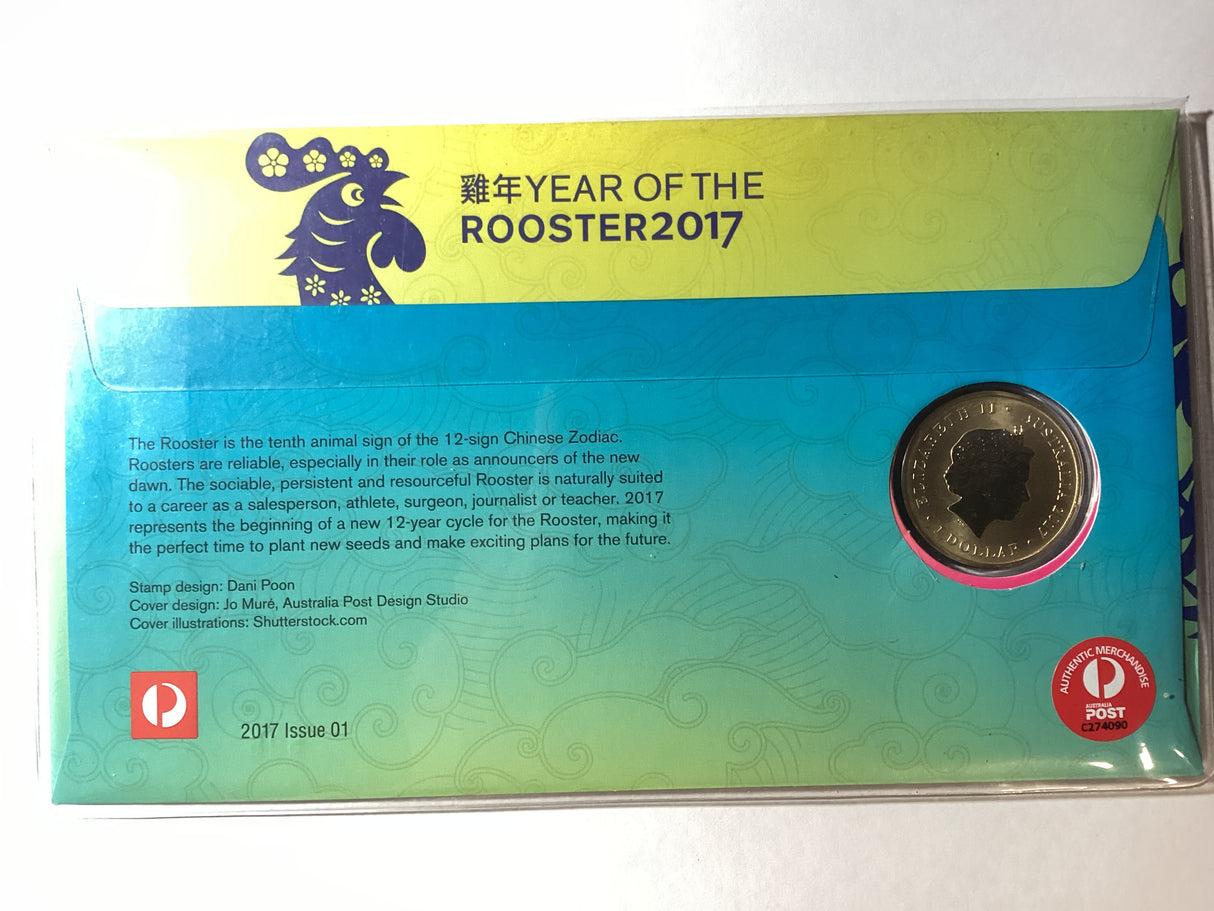 2017 Year of the Rooster $1 ANDA PNC release. Perth Money Expo. 750 made.