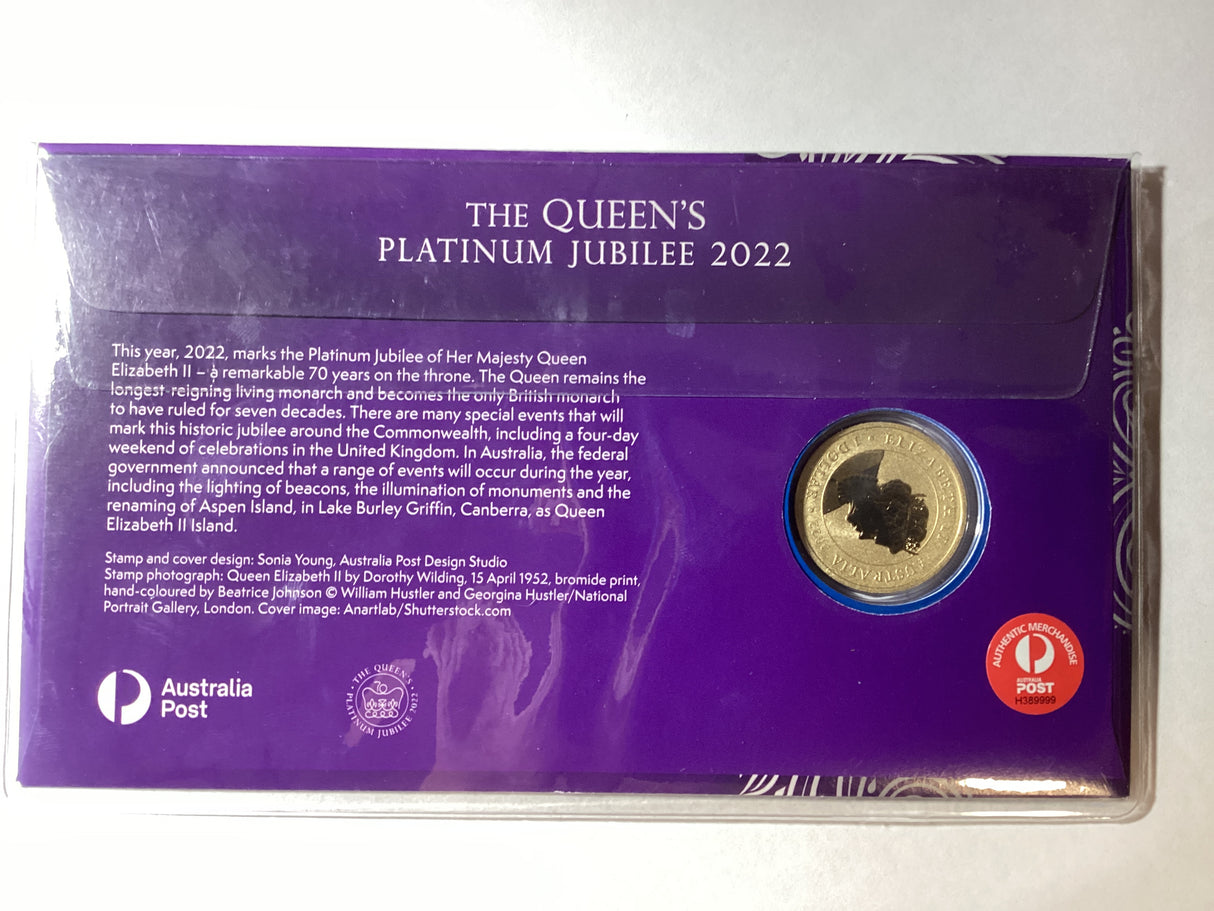 2022 The Queen’s Platinum Jubilee $1 PNC. ANDA. Melbourne Money Expo . 240 made.