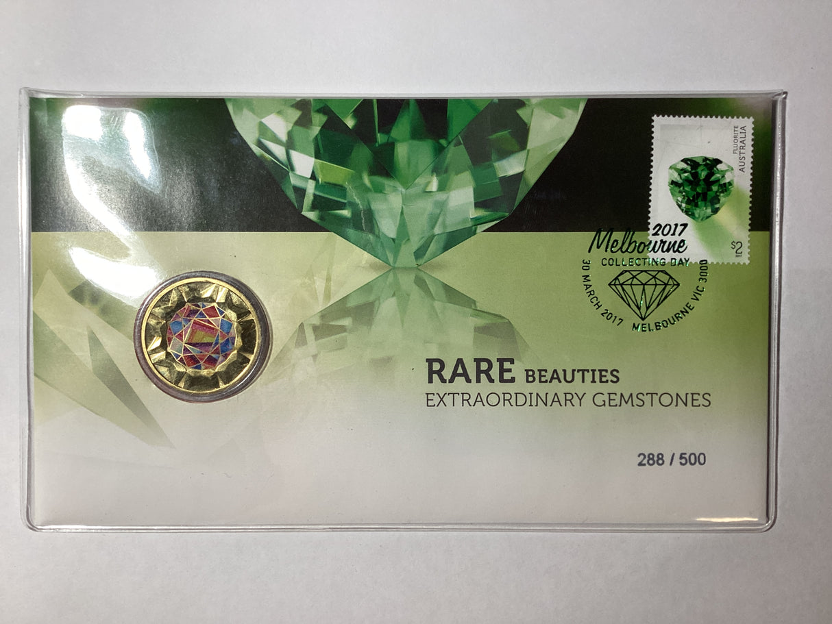 2017 Rare Beauties Extraordinary Gemstones. Melbourne International Stamp Exhibition. 500 made.