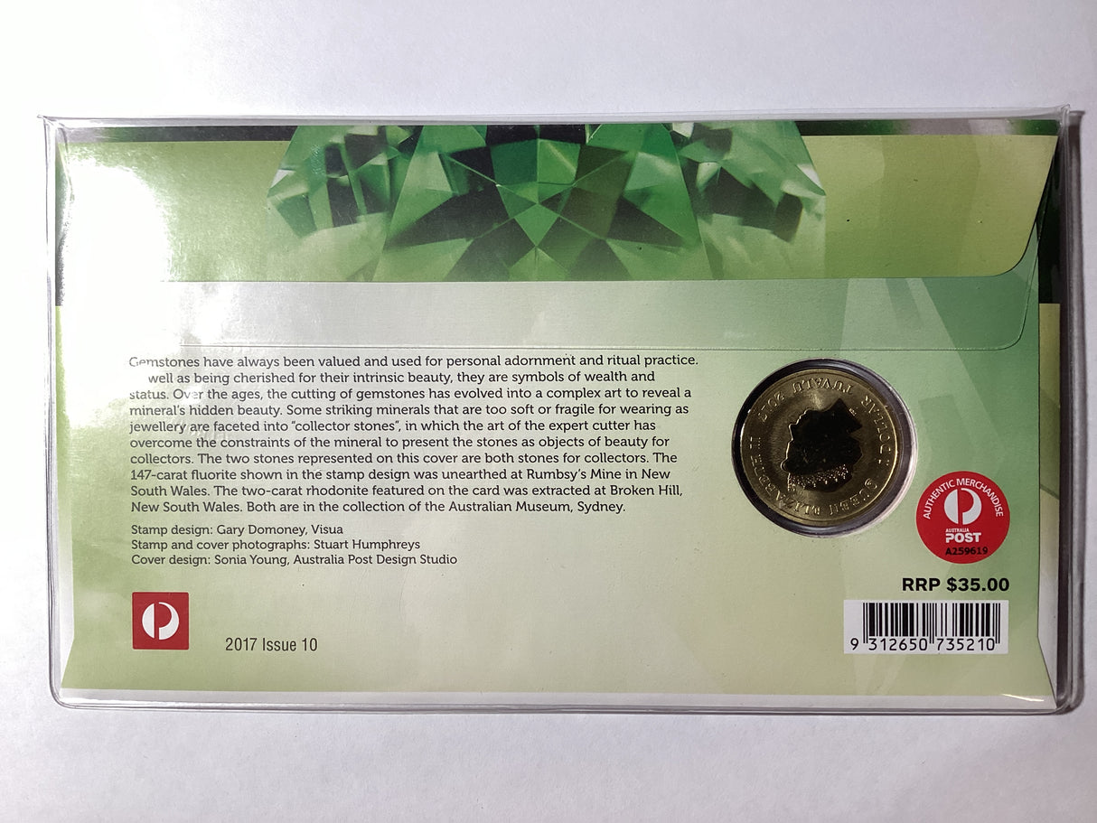 2017 Rare Beauties Extraordinary Gemstones. Melbourne International Stamp Exhibition. 500 made.