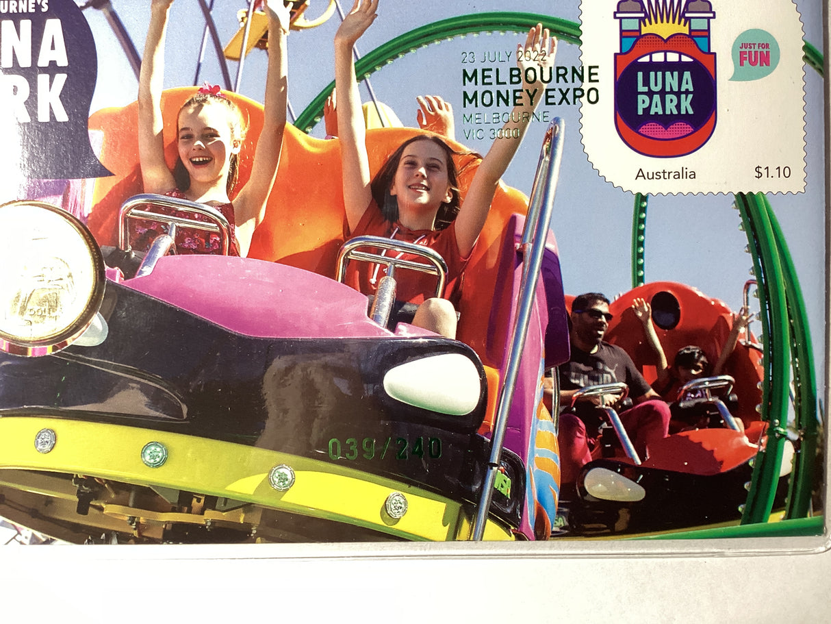 2022 Melbourne’s Lunar Park PNC. ANDA. Melbourne Money Expo. 240 Made.