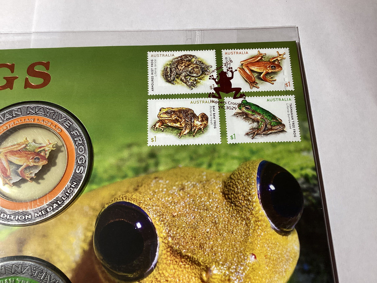 2018 Four Medallion PMC Set. Frogs. Impressions Release. 200 Made.