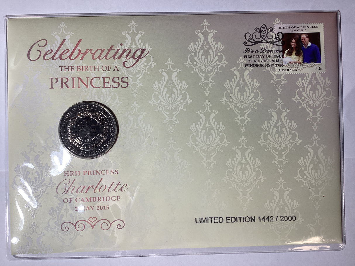 2015 Celebrating The Birth of A Princess. Charlotte of Cambridge. 5 pounds. 2000 made.