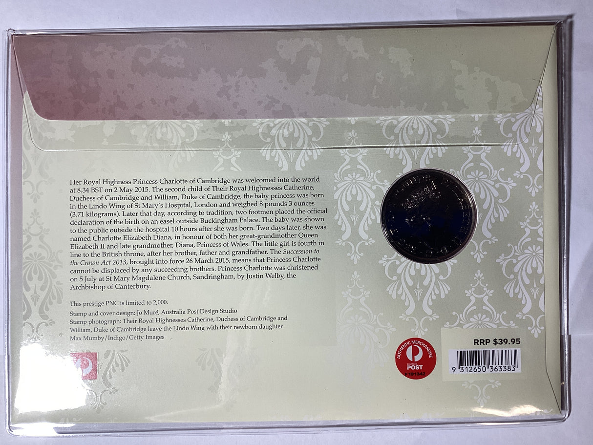 2015 Celebrating The Birth of A Princess. Charlotte of Cambridge. 5 pounds. 2000 made.