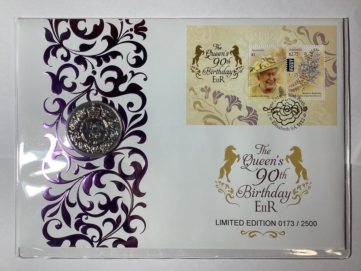 2016 The Queen’s 90th Birthday. 5 Pounds. 2500 made.