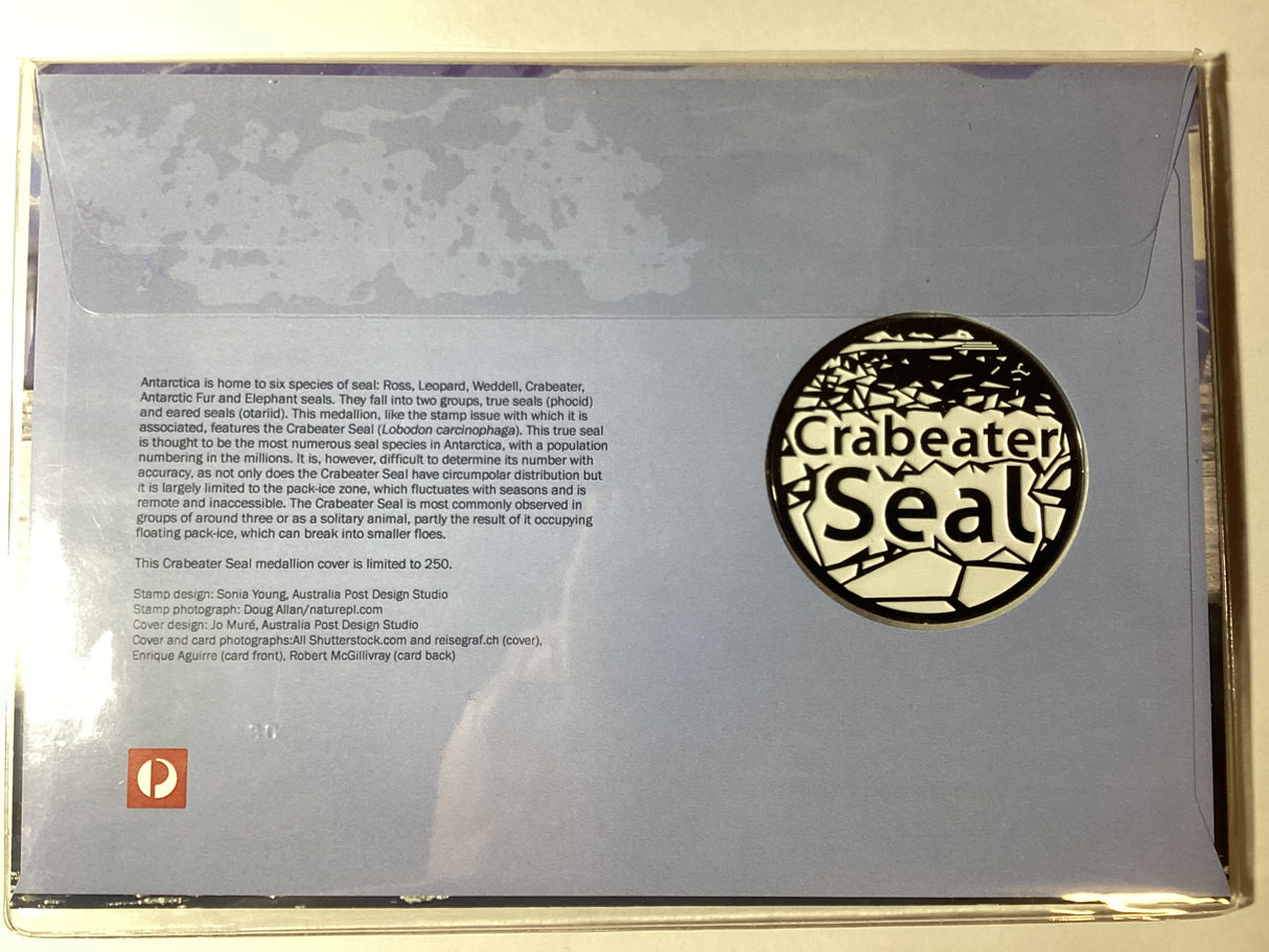 2018 Crabeater Seal PMC Medallion. Impressions Release. 250 Made.