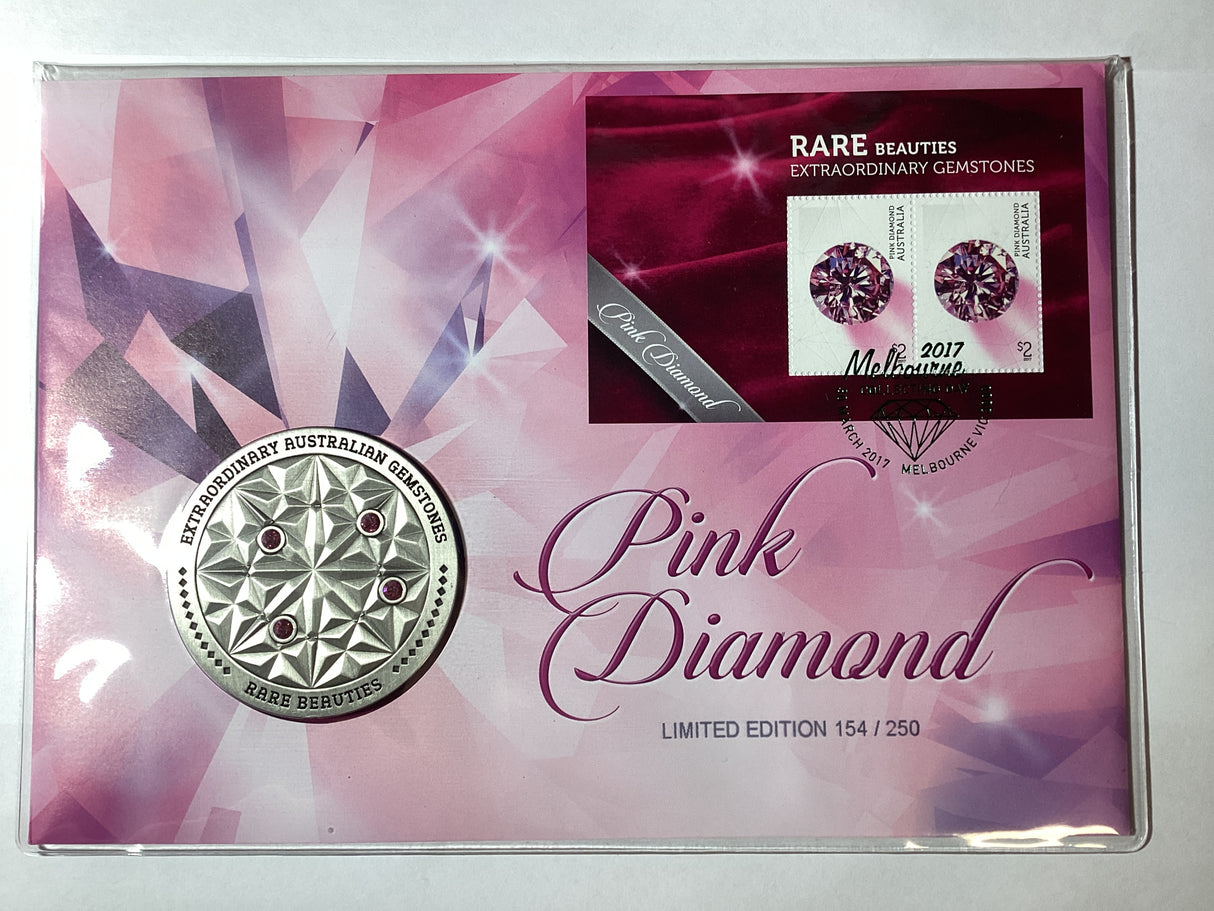 2017 Rare Beauties. Pink Diamond. Melbourne Coin Expo. 250 Made.