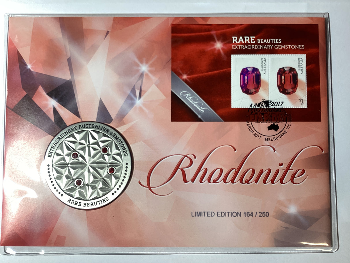 2017 Rare Beauties. Rhodonite. Melbourne Coin Expo. 250 Made.