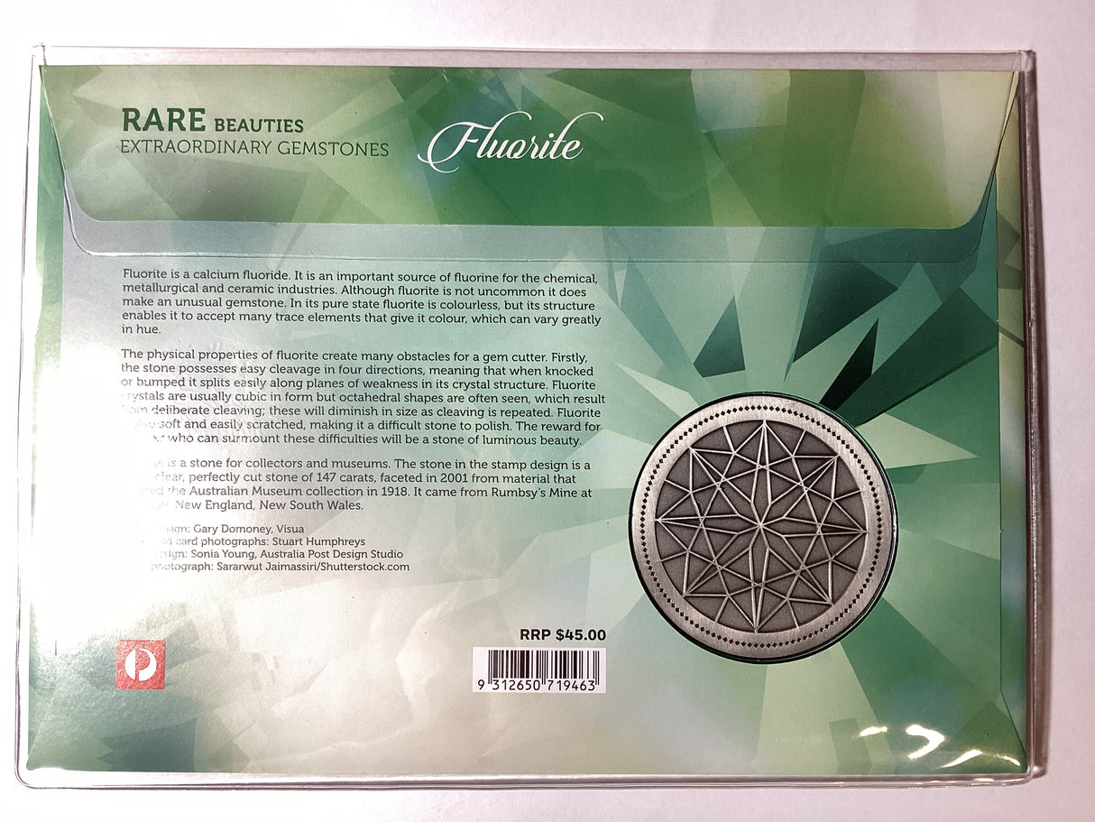 2017 Rare Beauties. Fluorite. Melbourne Coin and Stamp Exhibition. 250 Made.