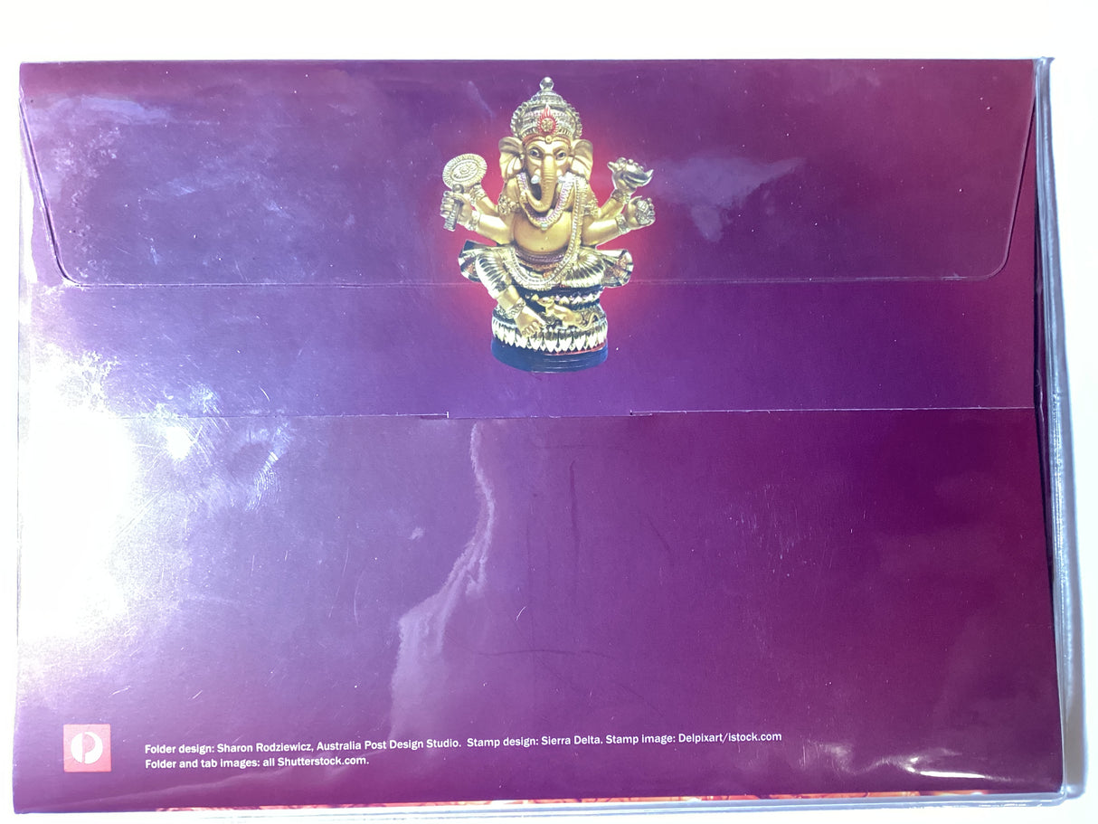 2018 Happy Diwali 1oz Silver PNC. Impressions Release. 120 Made.