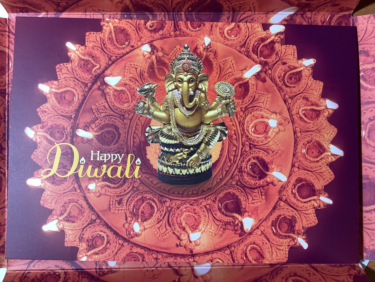 2018 Happy Diwali 1oz Silver PNC. Impressions Release. 120 Made.