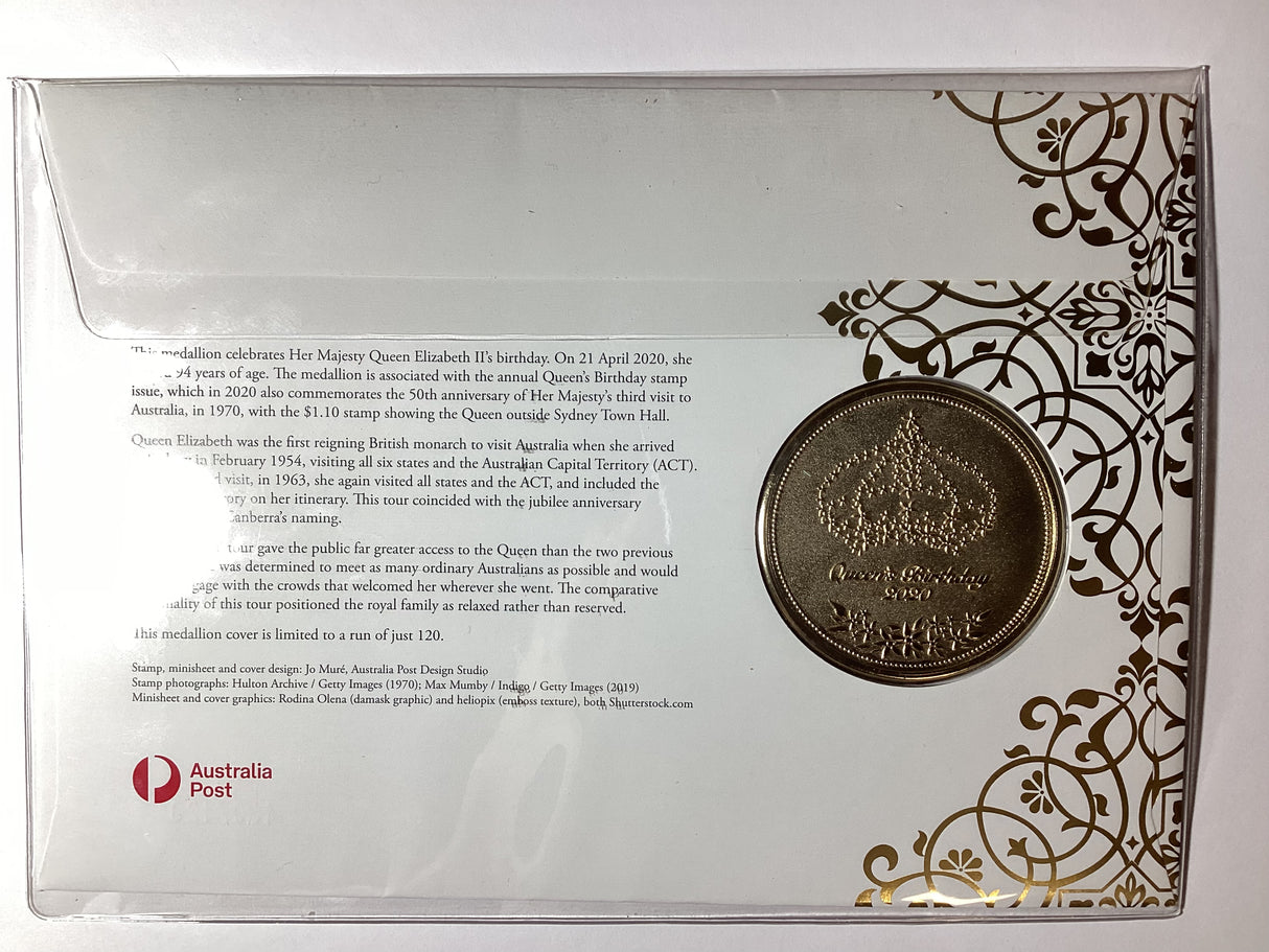 2020 The Queen’s Birthday PMC. Impressions 120 Made.