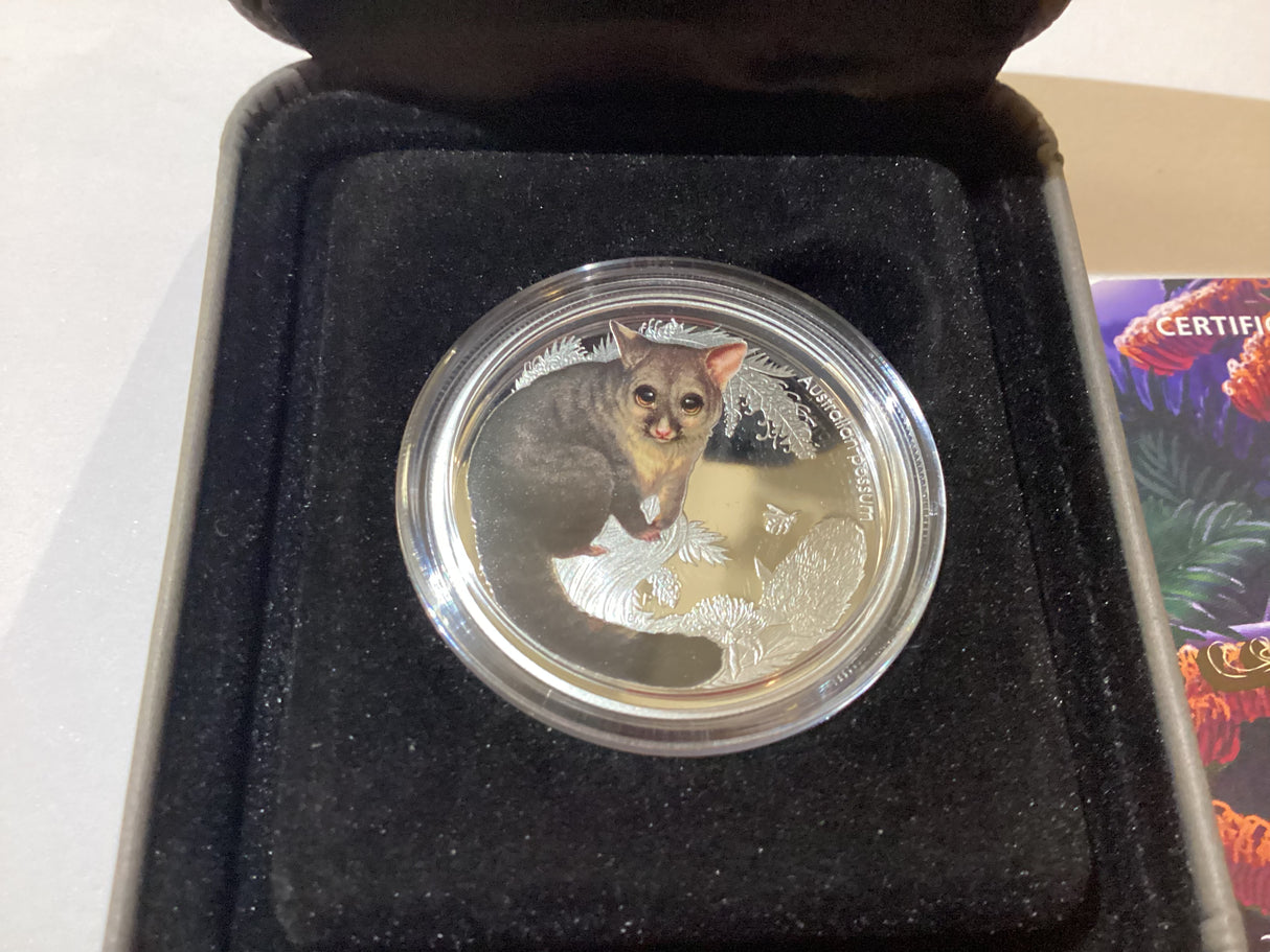 2013 Australian Bush Babies II. Possum. 1/2 Ounce Silver Proof Coin.