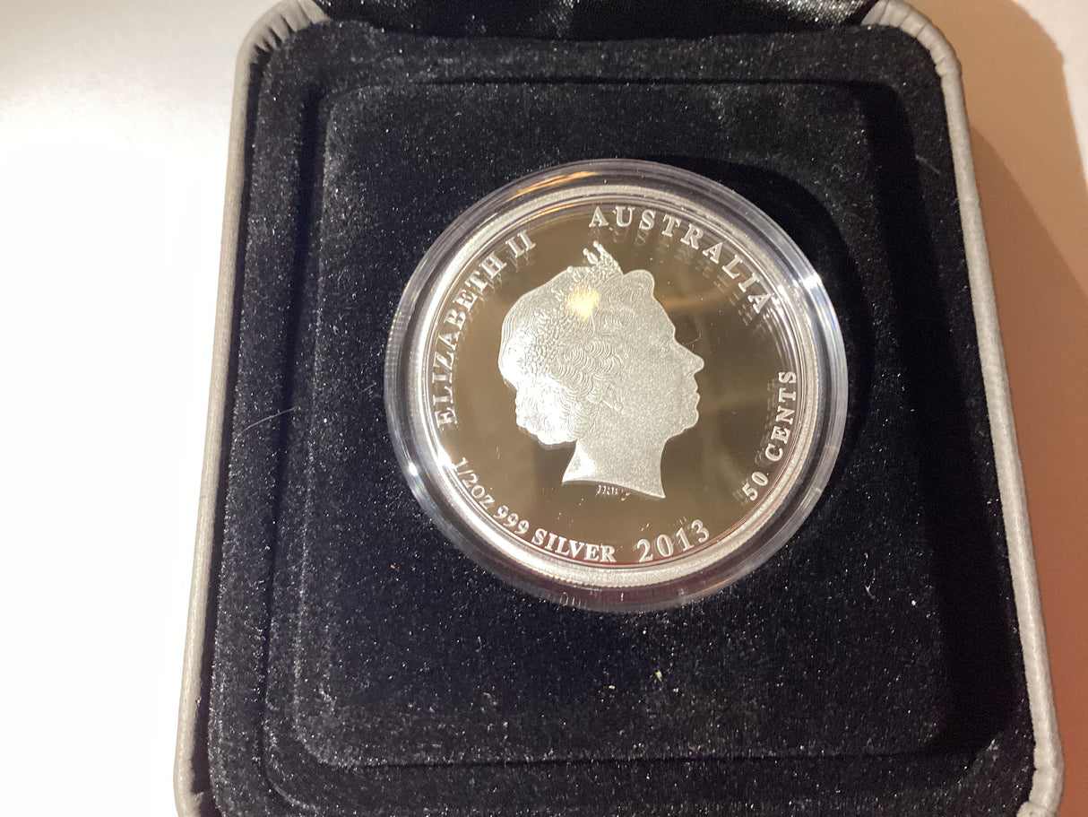 2013 Australian Bush Babies II. Echidna. 1/2 Ounce Silver Proof Coin.