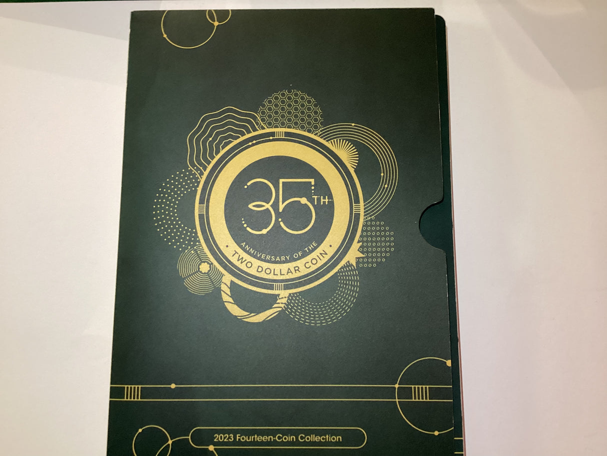 2023 35th Anniversary of The $2 Coin Fourteen Coin Collection. Including Red Poppy.