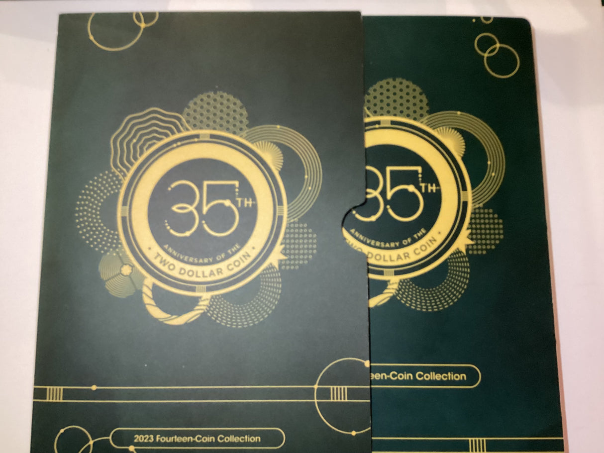 2023 35th Anniversary of The $2 Coin Fourteen Coin Collection. Including Red Poppy.