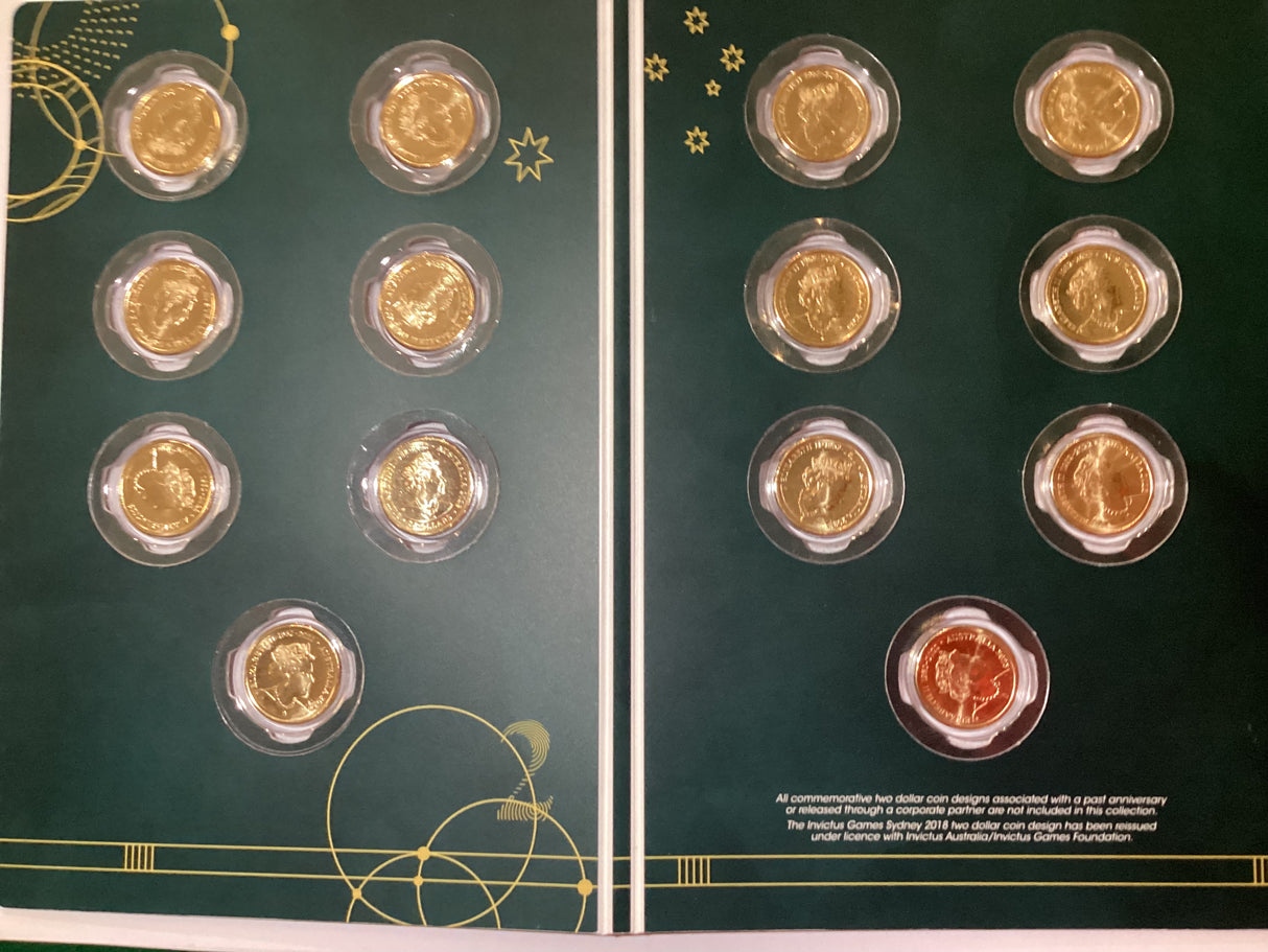 2023 35th Anniversary of The $2 Coin Fourteen Coin Collection. Including Red Poppy.