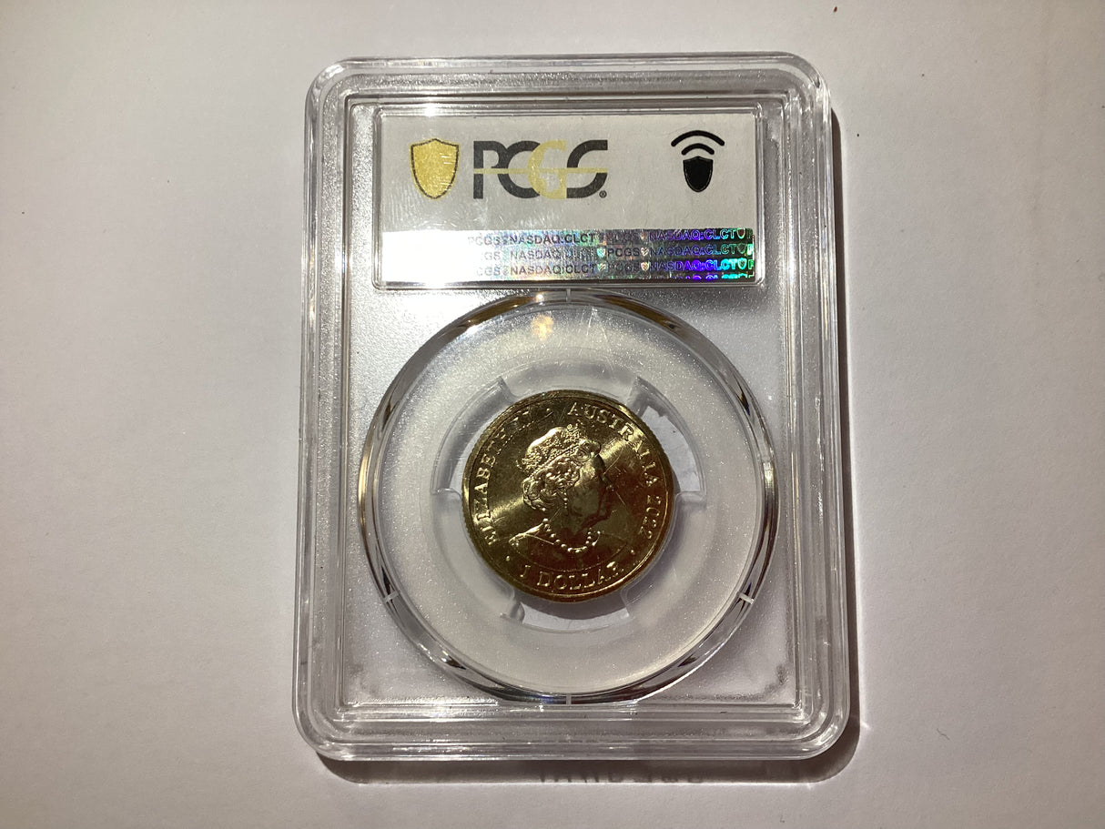 2022 $1 Coloured Crux. PCGS MS66.