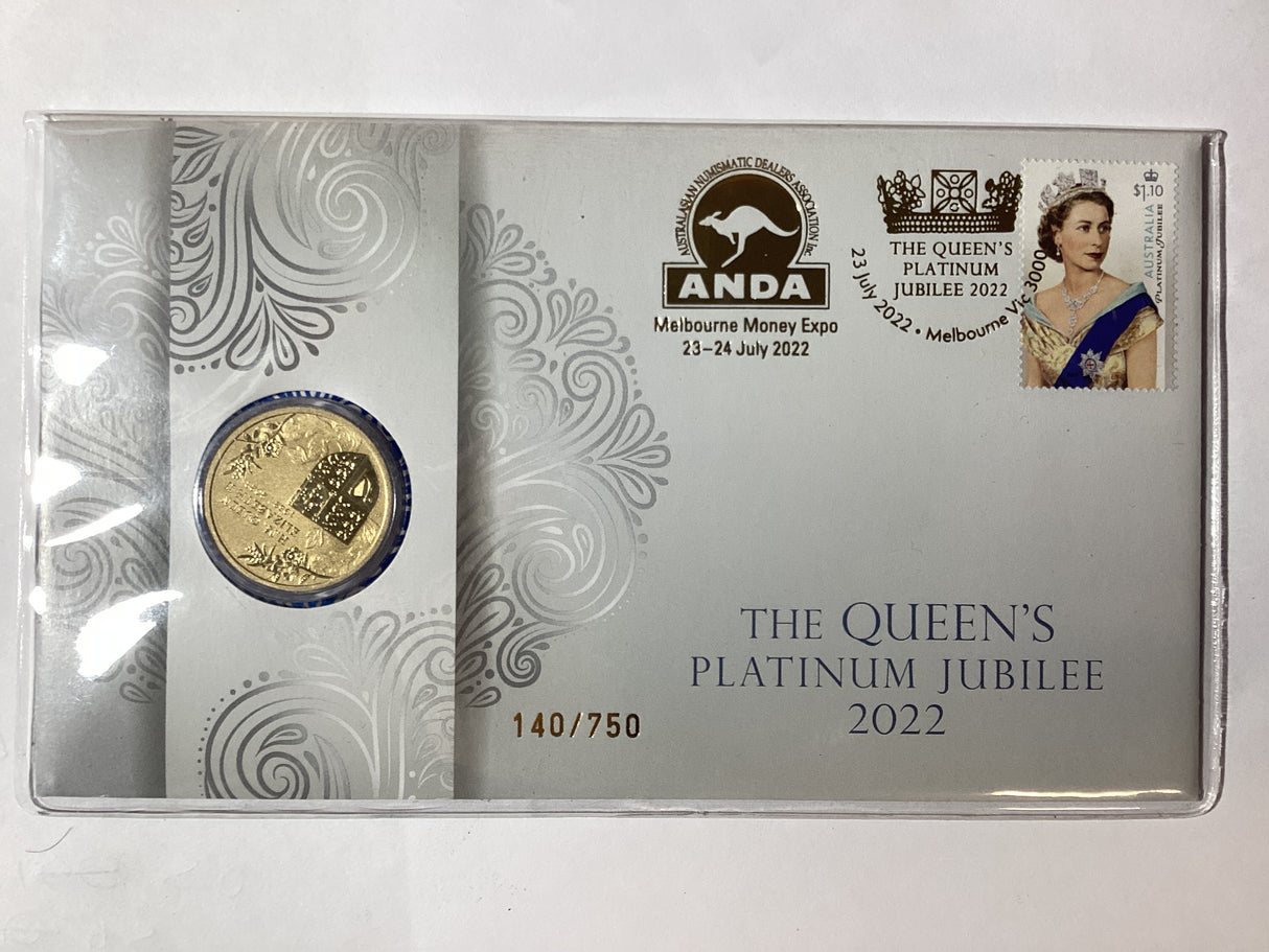 2022 PNC ANDA Melbourne Money Expo. The Queen’s Platinum Jubilee. 750 Made.