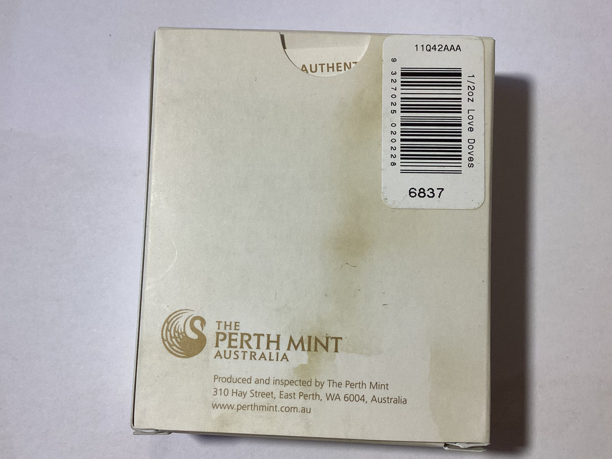 2011 50c Forever Love. Silver Proof Coin.