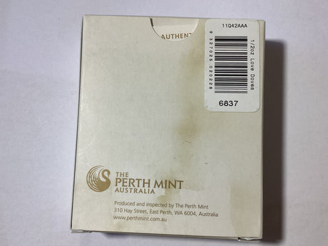 2011 50c Forever Love. Silver Proof Coin.