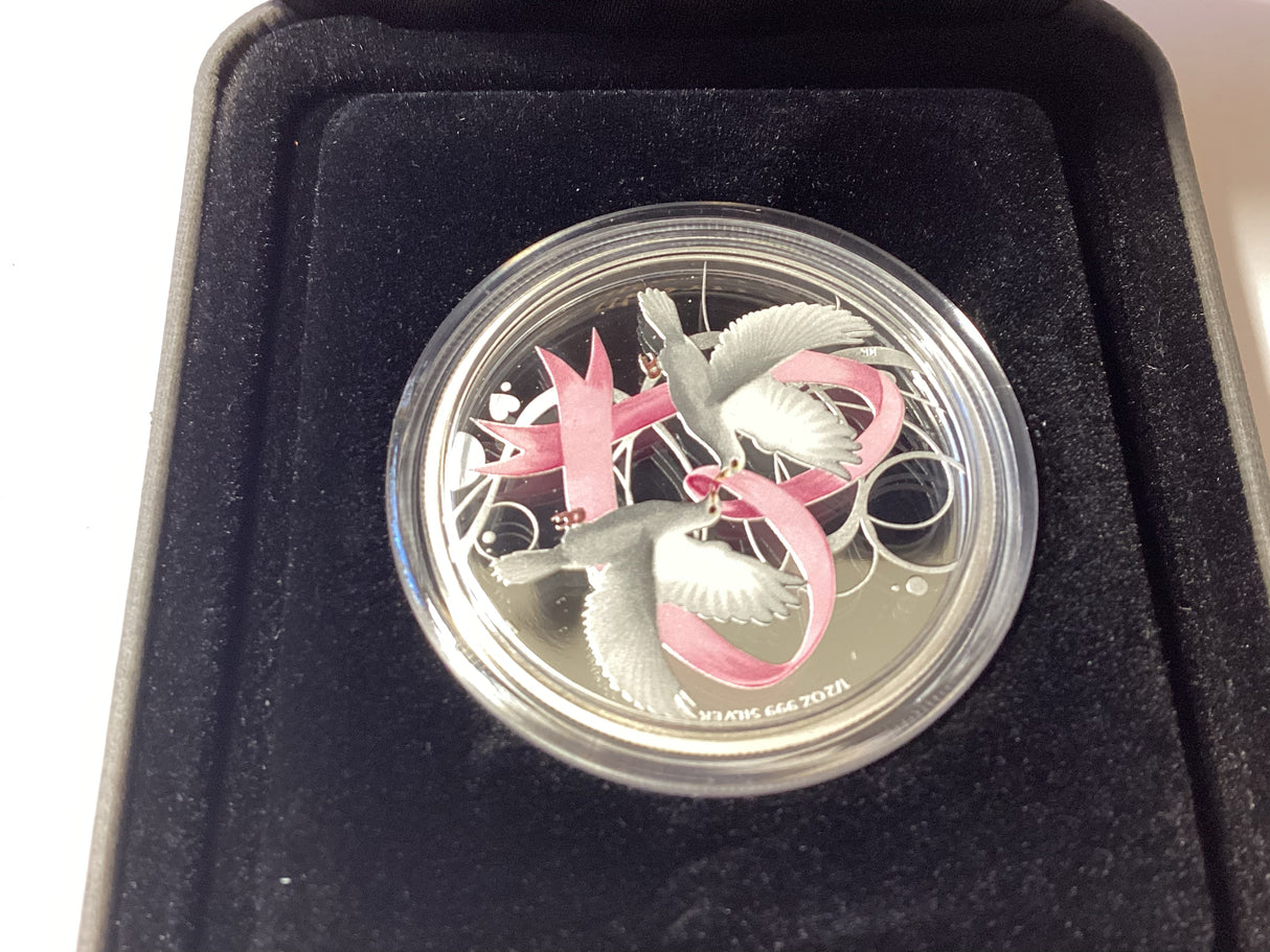 2011 50c Forever Love. Silver Proof Coin.