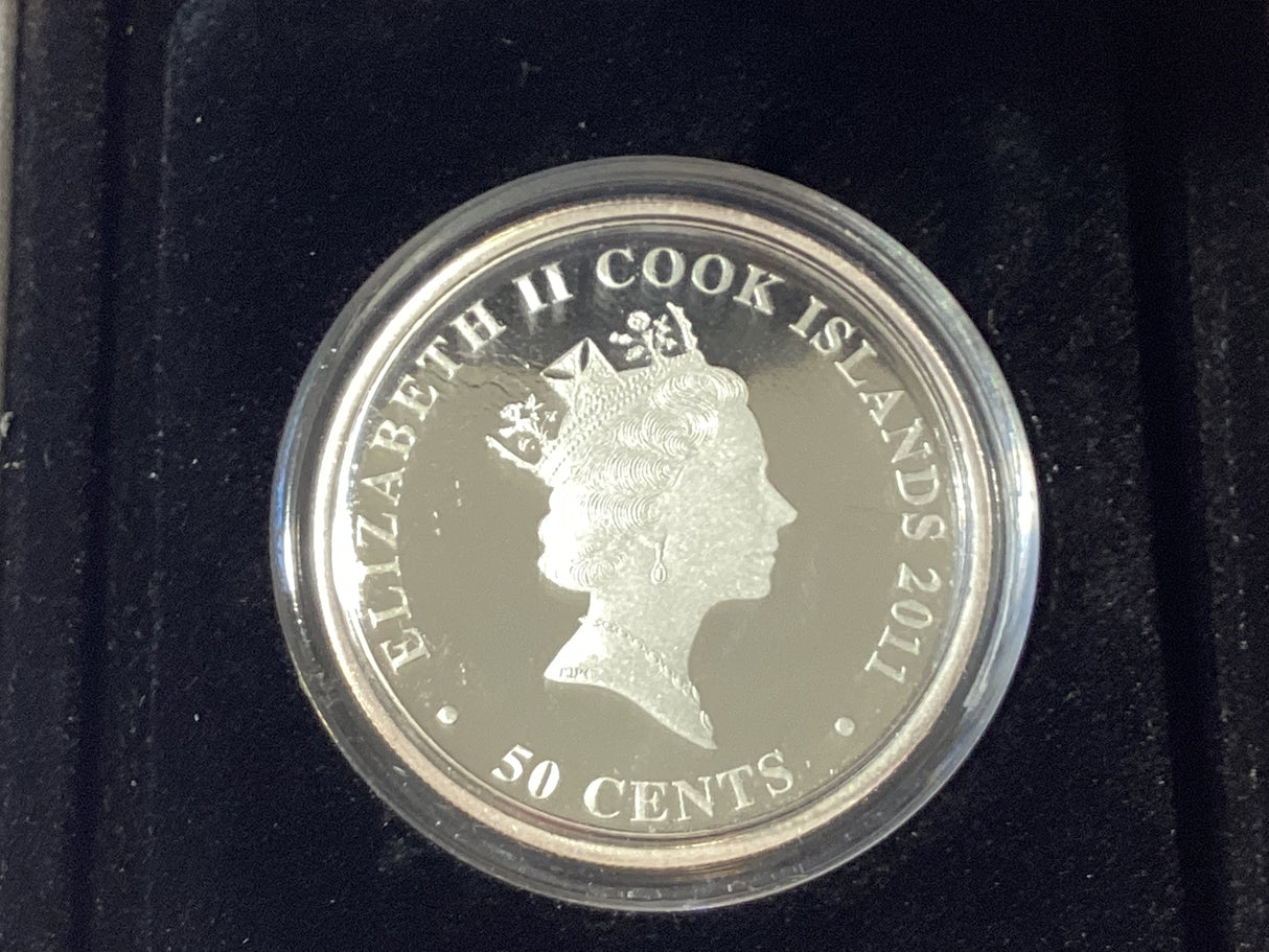 2011 50c Forever Love. Silver Proof Coin.