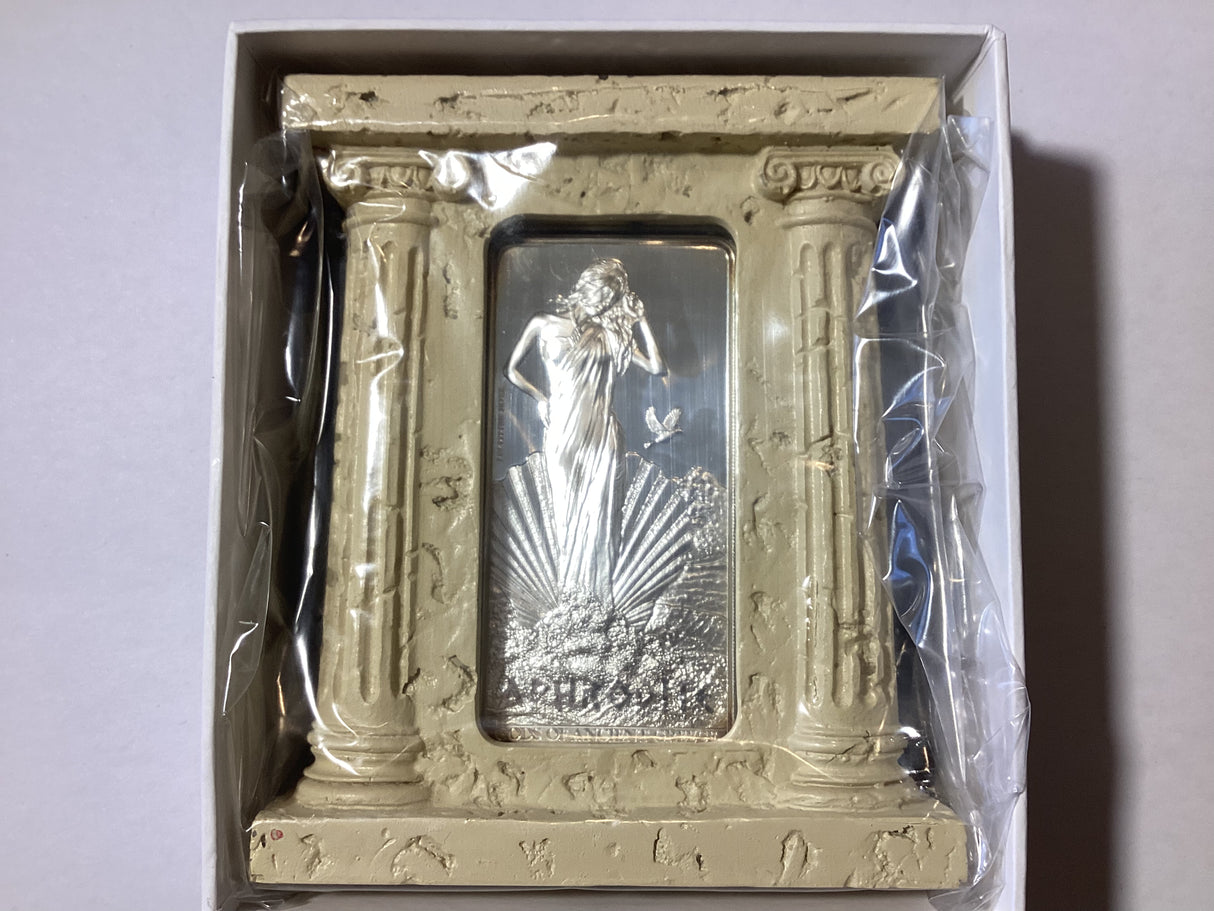 2013 5 Dollars. Gods of Ancient Greece. Aphrodite. 2oz Silver Proof Coin.