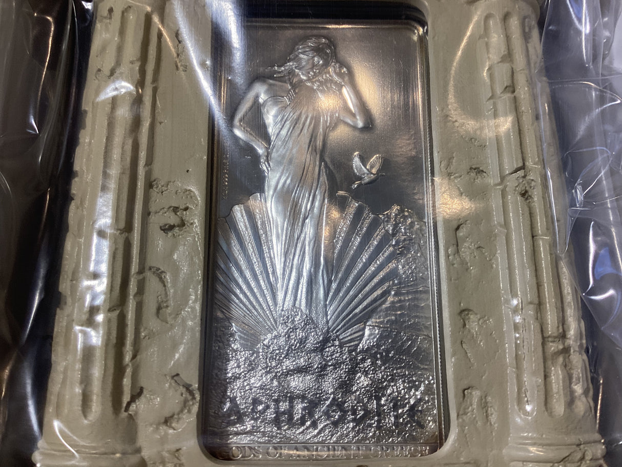 2013 5 Dollars. Gods of Ancient Greece. Aphrodite. 2oz Silver Proof Coin.