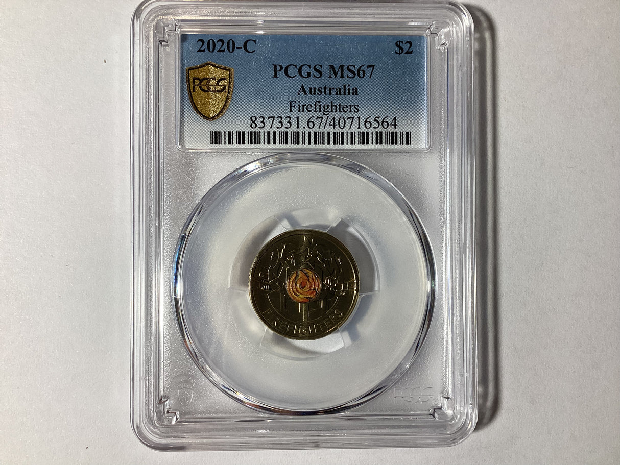 2020 ‘C’ Mintmark. Firefighters. MS67.