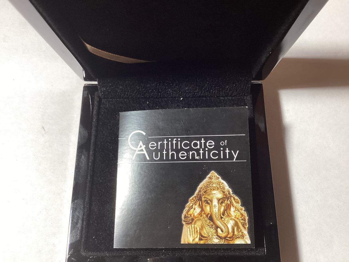 2019 $20 3oz Silver Proof Coin. Lord Ganesha. 501 Made.