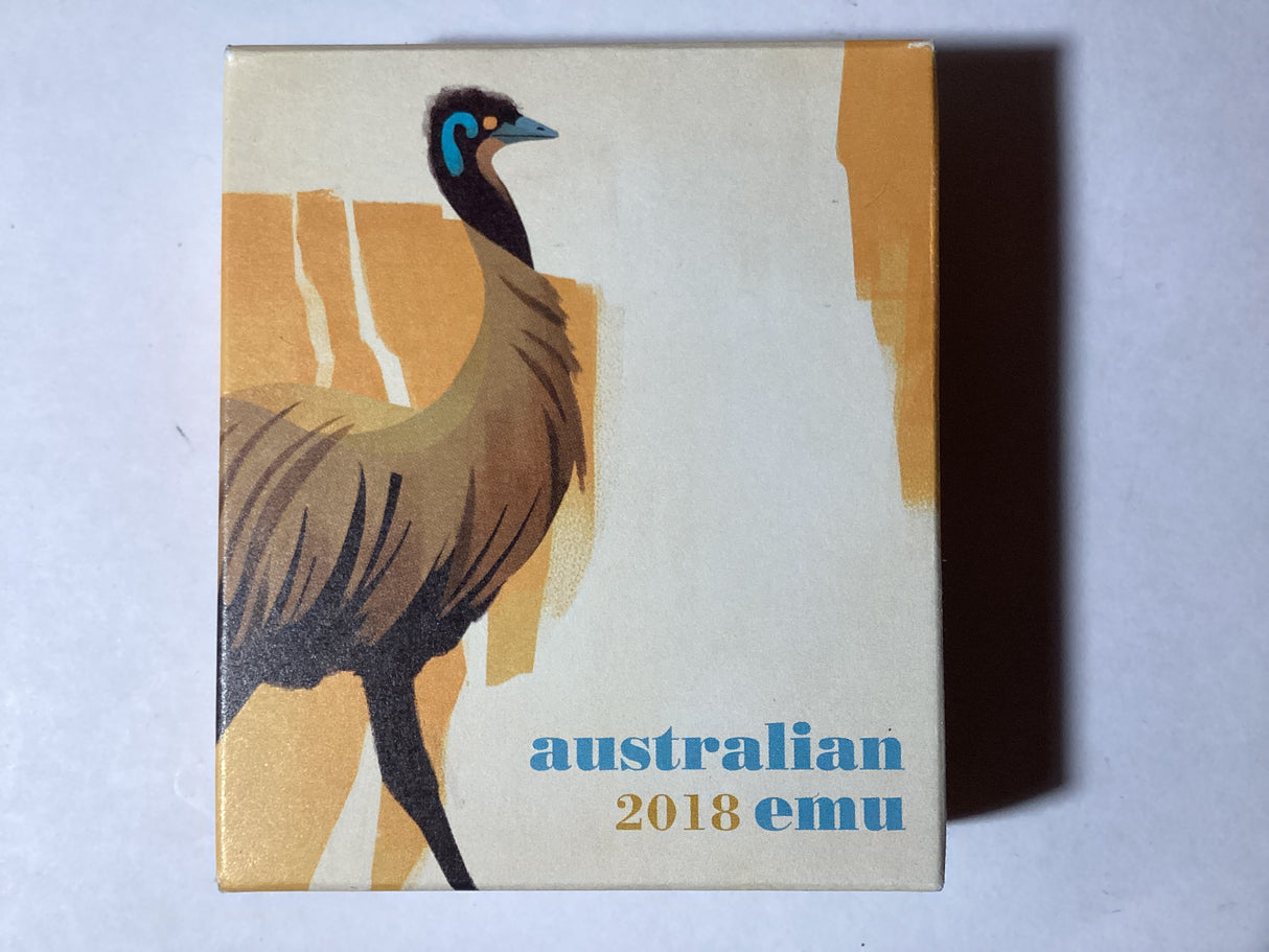 2018 $1 1oz Silver Proof Coin. Australian Emu.