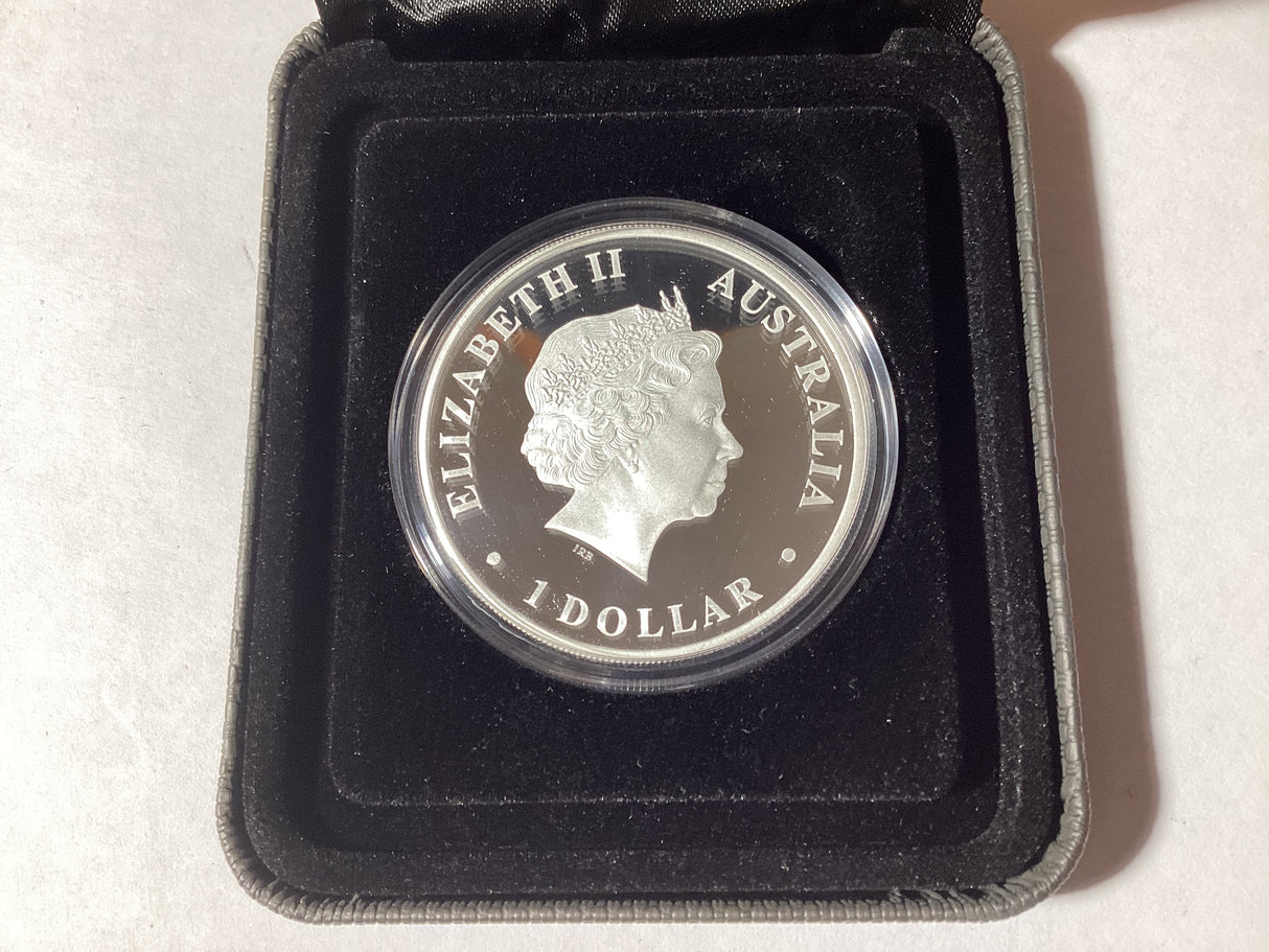 2018 $1 1oz Silver Proof Coin. Australian Emu.