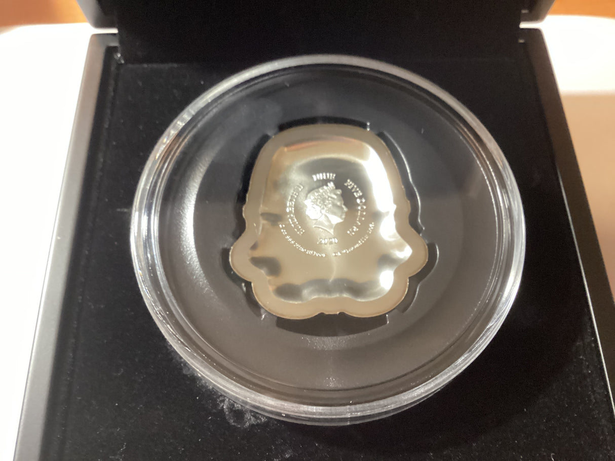 2020 $5 2oz Silver Coin. Star Wars. Helmet Collection. Storm Trooper.