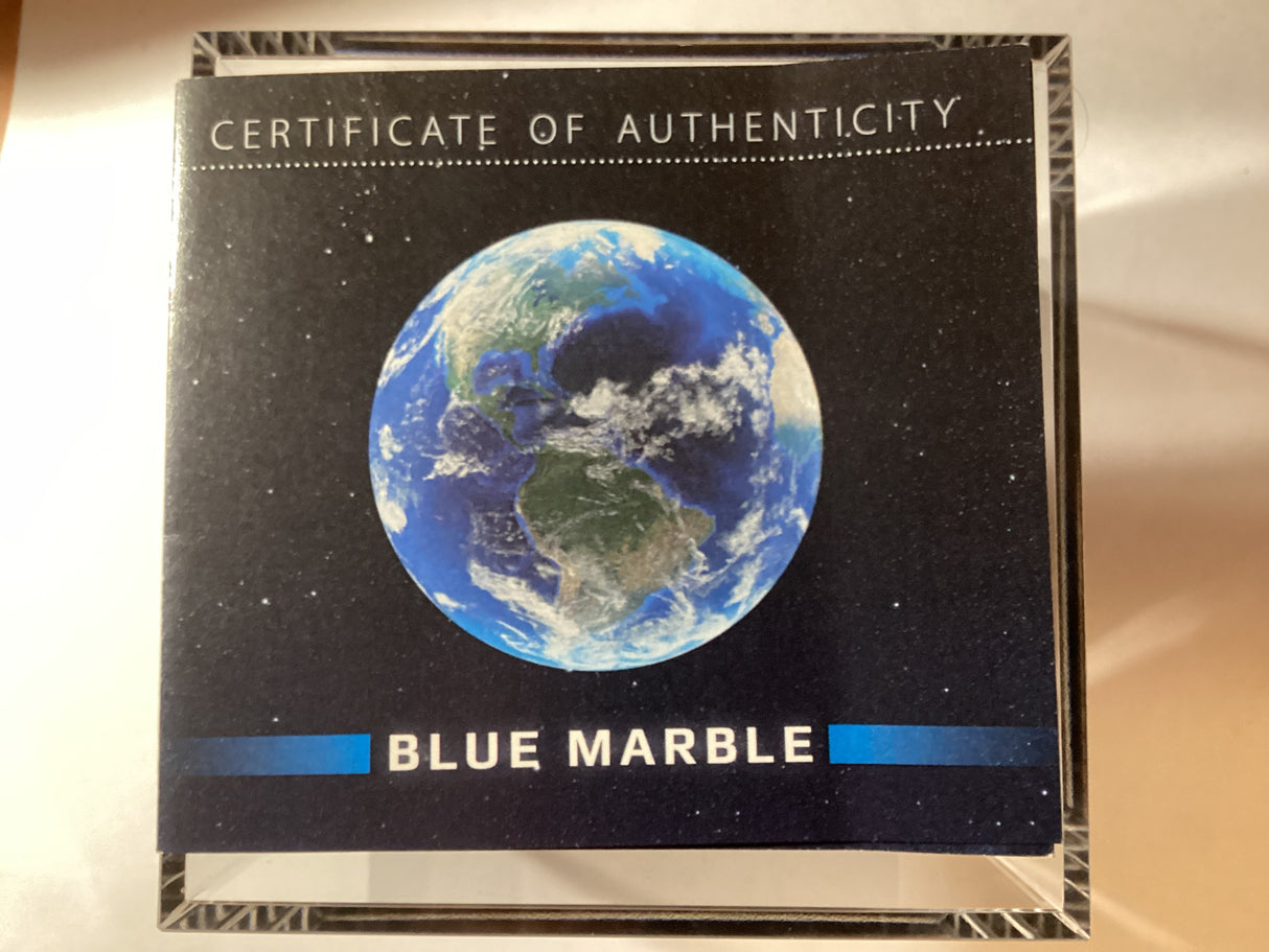 2023 $5 3oz Silver Coin. Earth Blue Marble.