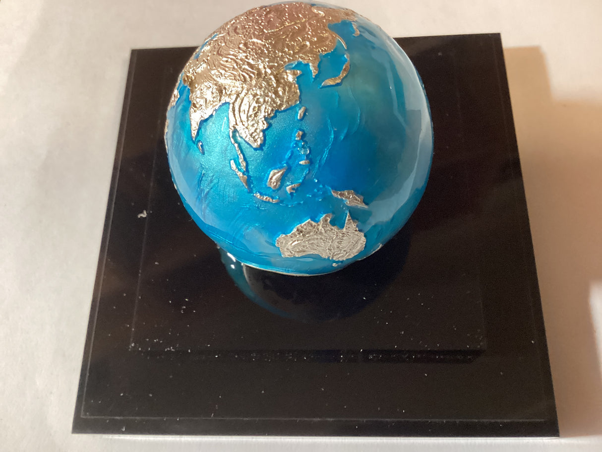 2023 $5 3oz Silver Coin. Earth Blue Marble.