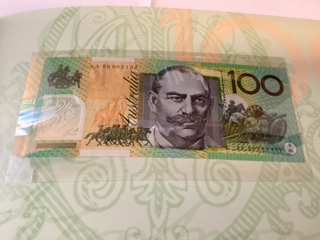 1999 Uncirculated Banknote Deluxe Now Numbered Notes. $5, $10, $20, $50, $100. NPA