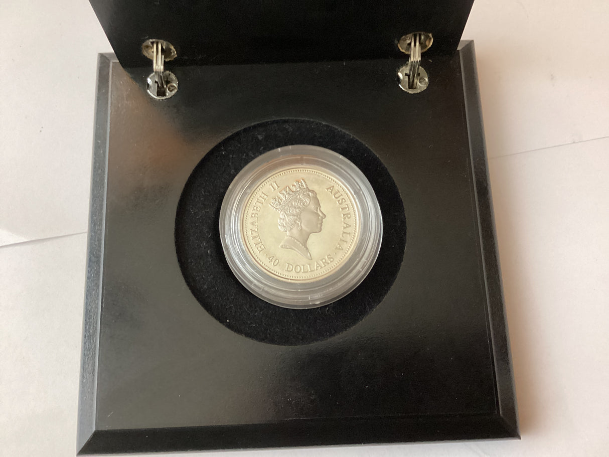 1996 $40 1oz Palladium Proof Coin. The Australian Emu.