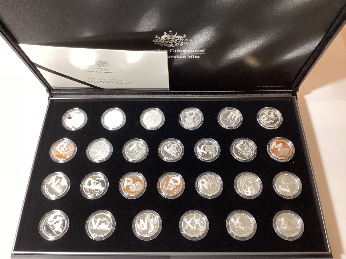 2021 26 Coin Silver Proof Coin Set. Great Aussie Coin Hunt 2.