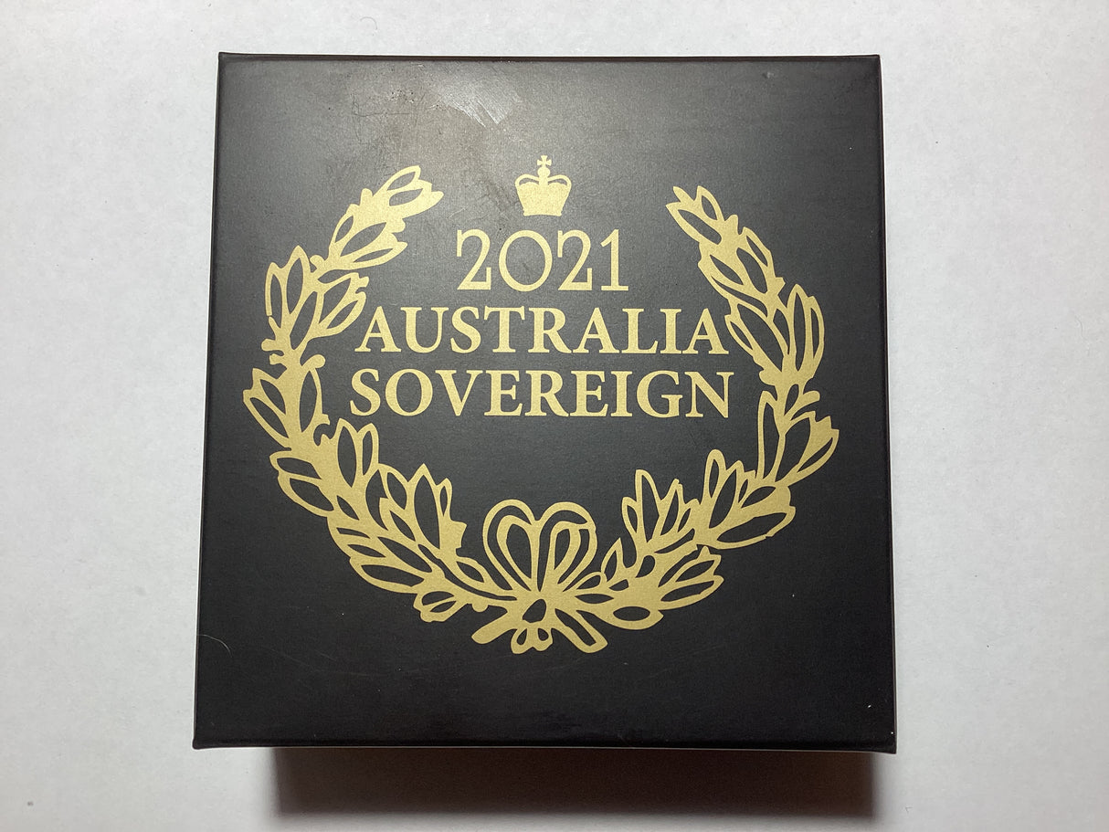 2021 $25 Australian Gold Proof Sovereign.