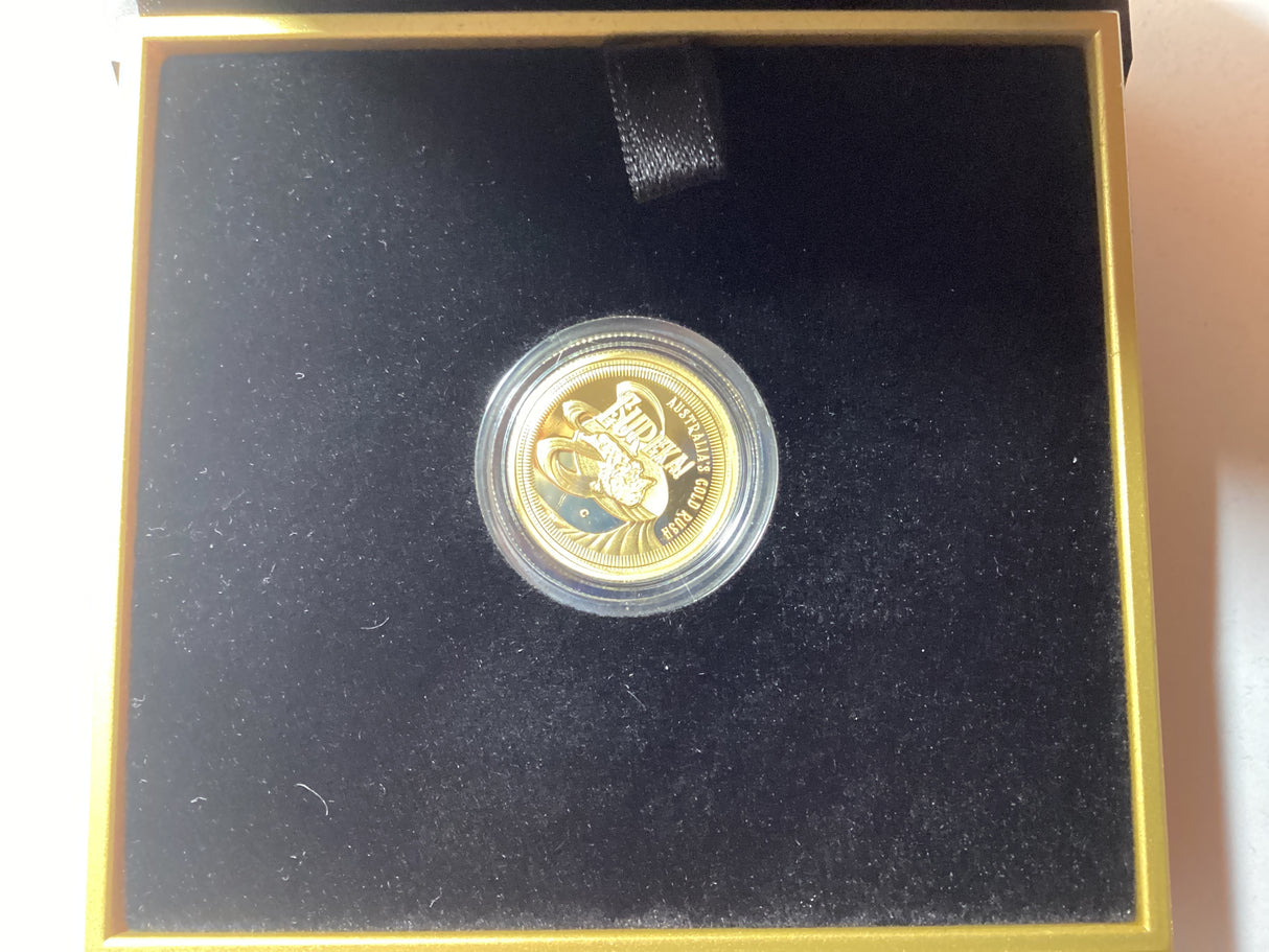 2022 $10 ‘C’ Mintmark. Eureka. Australia’s Gold Rush. 1/10 Ounce Gold Proof Coin.