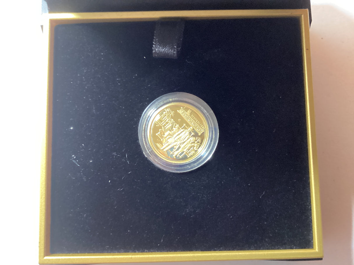 2019 $10 ‘C’ Mintmark. Australia’s Wild Colonial Bushrangers. 1/10 Ounce Gold Proof Coin.