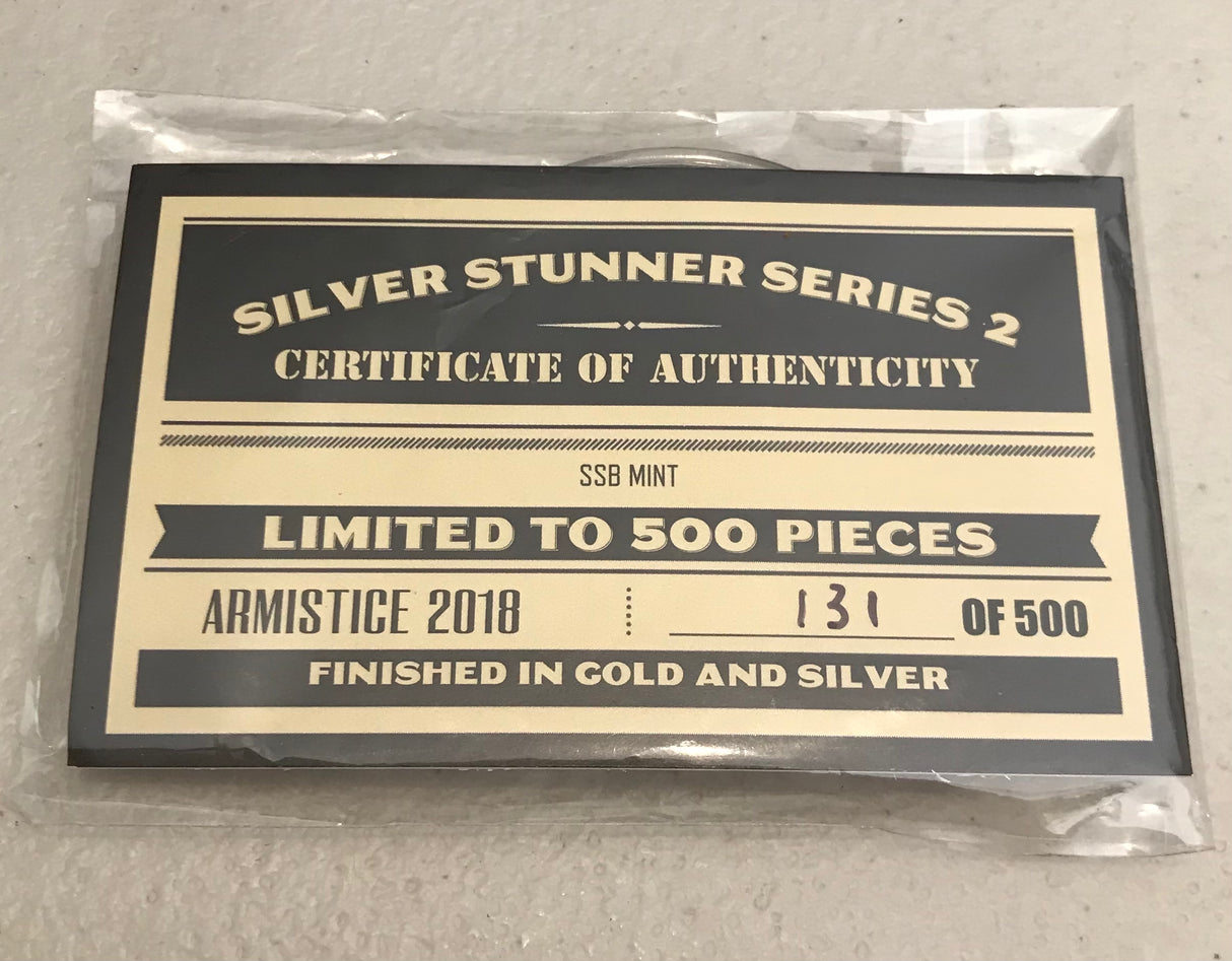 2018 Armistice Token Silver Stunner Series