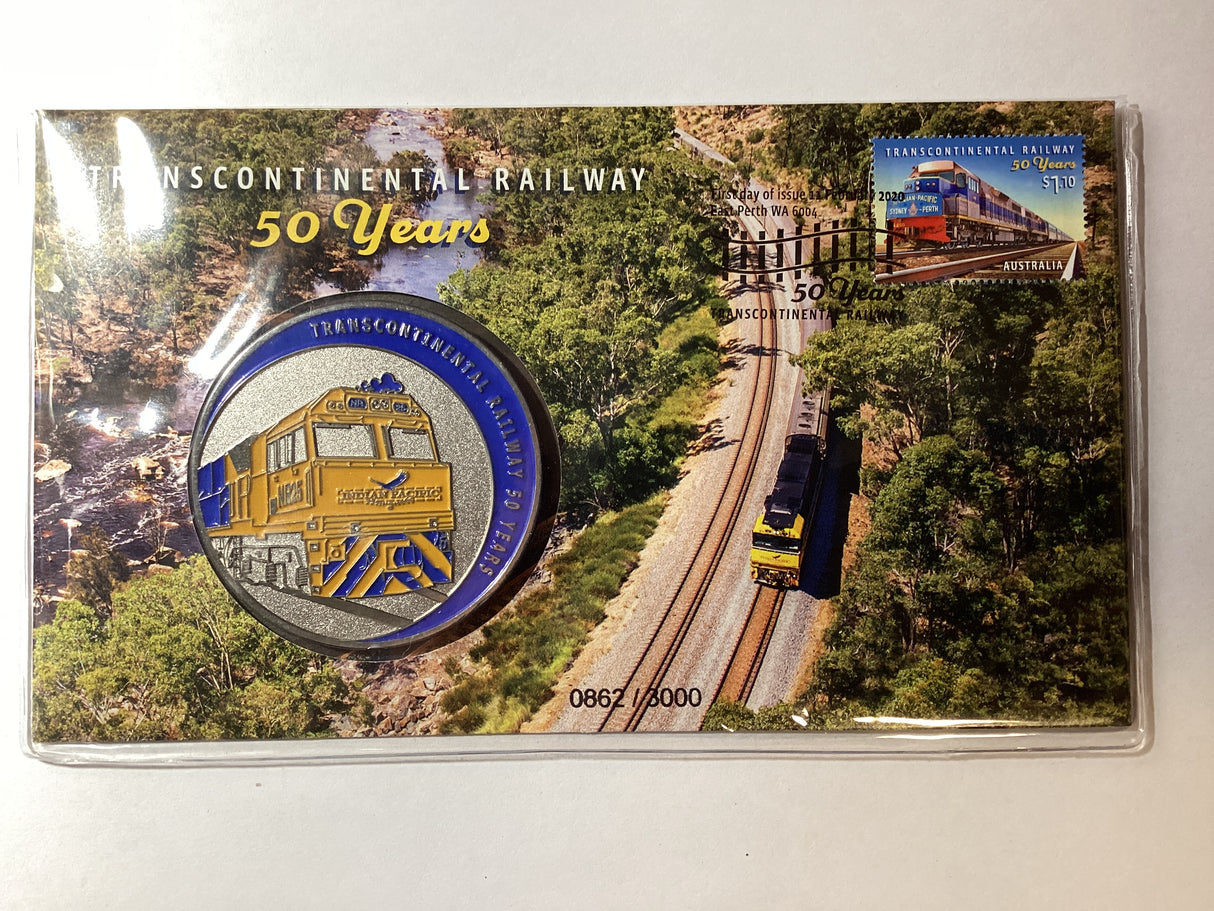 2020 PNC Medallion. Transcontinental Railway 50 Years. 3000 made.