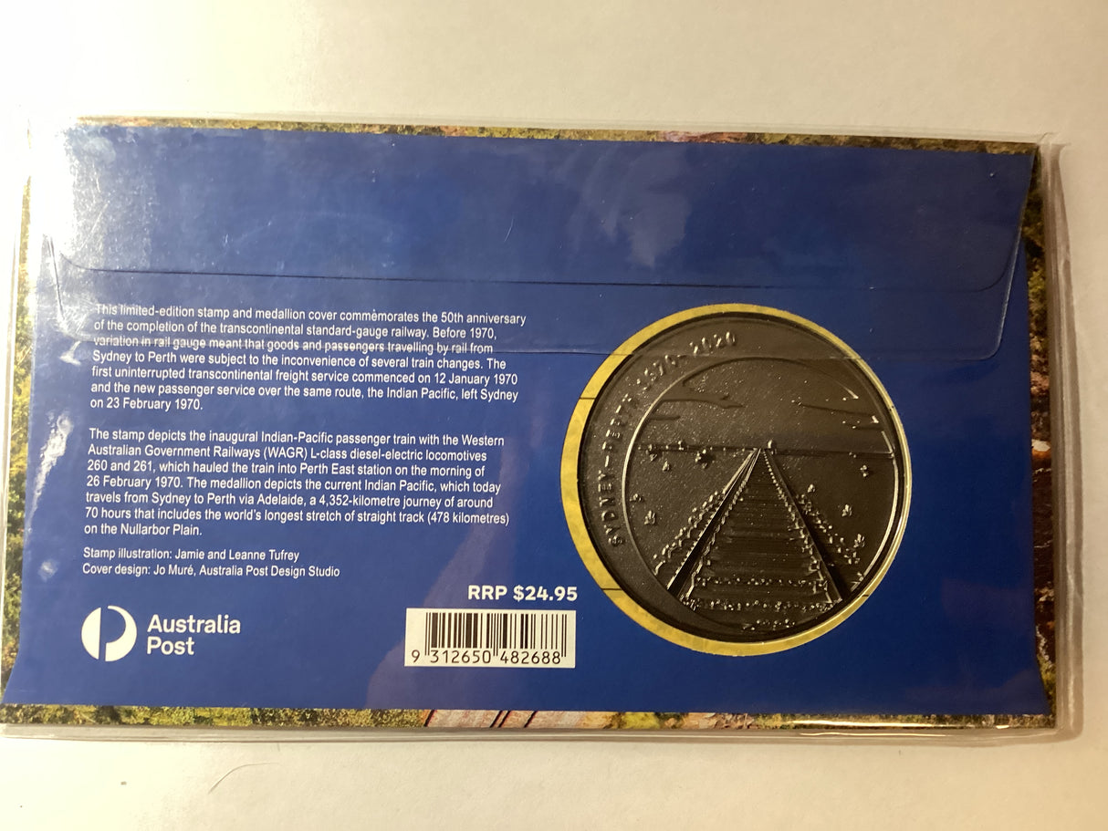2020 PNC Medallion. Transcontinental Railway 50 Years. 3000 made.