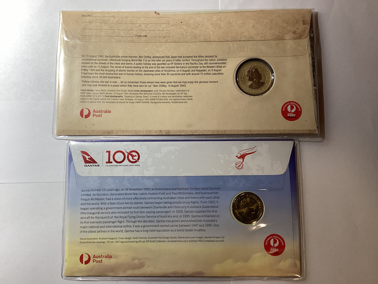 2020 Matching PNC pair. Sydney ANDA. Victory in the Pacific/Qantas Centenary.